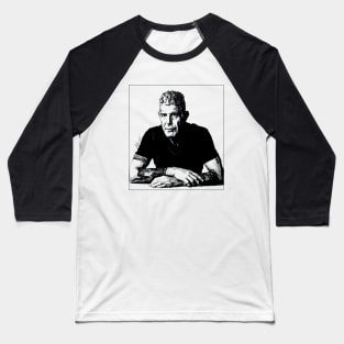 Anthony Bourdain Baseball T-Shirt